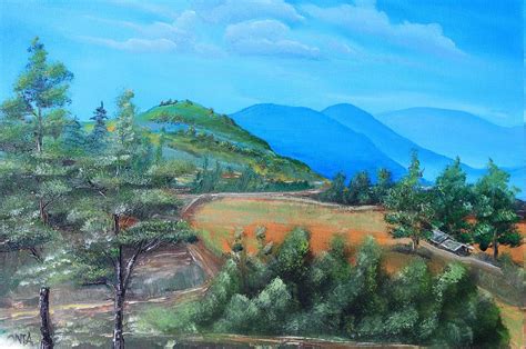 Summer Fields 2 Painting By Remegio Onia Fine Art America