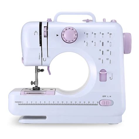 Mini Sewing Machine Led Light Household Stitch Sew Needlework Cordless