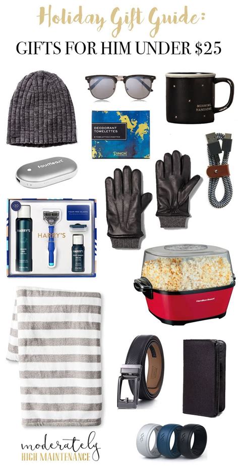 Mens gift ideas under 25 dollars. Gifts for Men Under $25 | Unique gifts for men, Unique ...