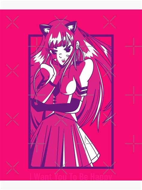 Devilish Anime Girl Poster For Sale By Emeris Redbubble