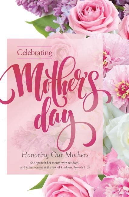 Celebrating Mothers Day Bulletin Pkg 100 Mothers Day Other