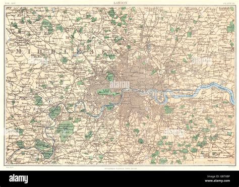 19th Century London Map Immagini E Fotografie Stock Ad Alta Risoluzione