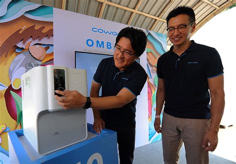 340mm (w), 523mm (d), 518mm (h). Coway launches 'Ombak' water purifier