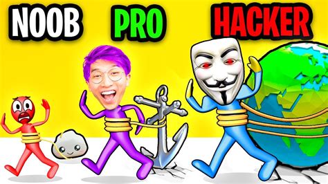 Noob Vs Pro Vs Hacker In Strongman All Levels Youtube