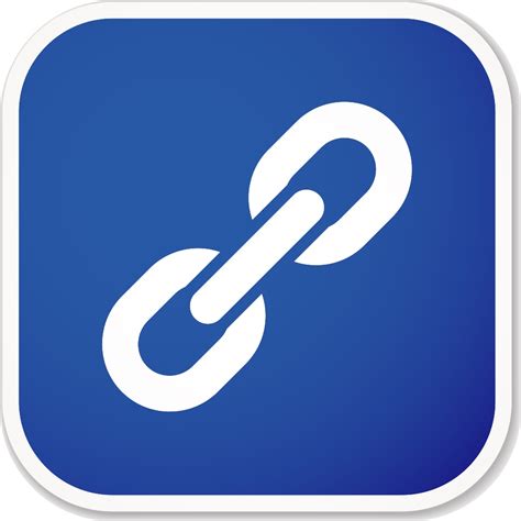 Blue Links Icon Png Transparent Background Free Download 9883