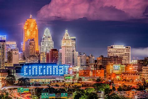 2019 Cincinnati Ohio Night Skyline Photograph By Dave Morgan Pixels