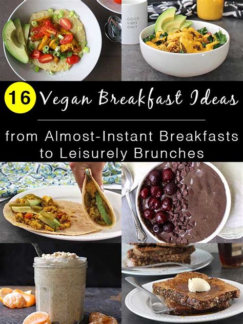Therein lies the conundrum of too many choices, a welcome problem for a veghead patronizing a. 16 Vegan Breakfast Ideas to Kickstart Your Mornings - Glue ...