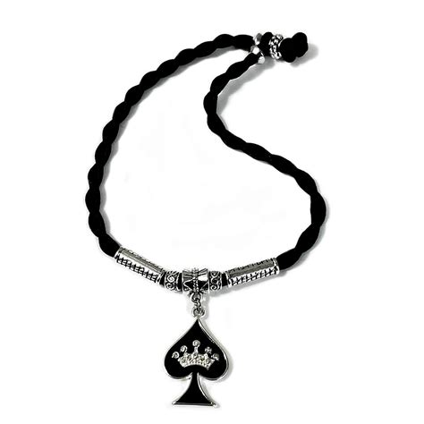 his and hers intimates queen of spades anklet jewelry hotwife queen hot wife bracelet