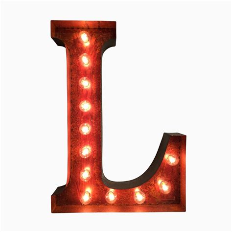 Buy Custom Made Marquee Letter Light Made To Order From Cascade Metal