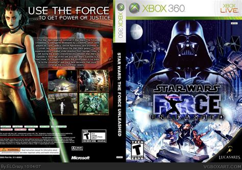 Star Wars The Force Unleashed Xbox 360 Box Art Cover By Elcrazy