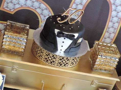 Black And Gold Tuxedo Birthday Party Ideas Photo 2 Of 39 Birthday
