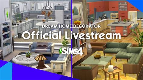 The Sims 4 Dream Home Decorator Livestream Youtube