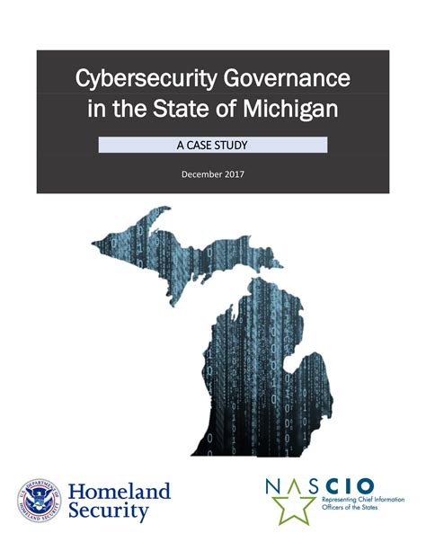 Cybersecurity Governance In The State Of Michigan Nascio