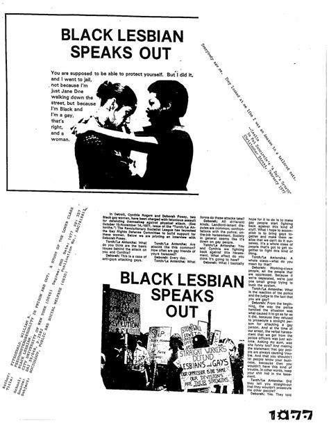 Black Lesbians In The 70’s And Before An At Home Tour At The Lesbian Herstory Archives The