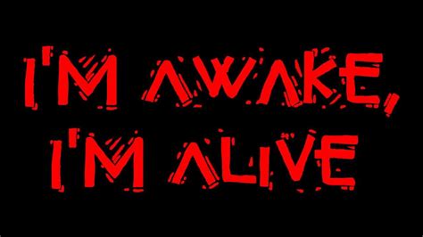 Awake And Alive Lyrics Youtube