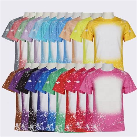 Faux Bleach 100 Polyester T Shirt Bfdsupplies