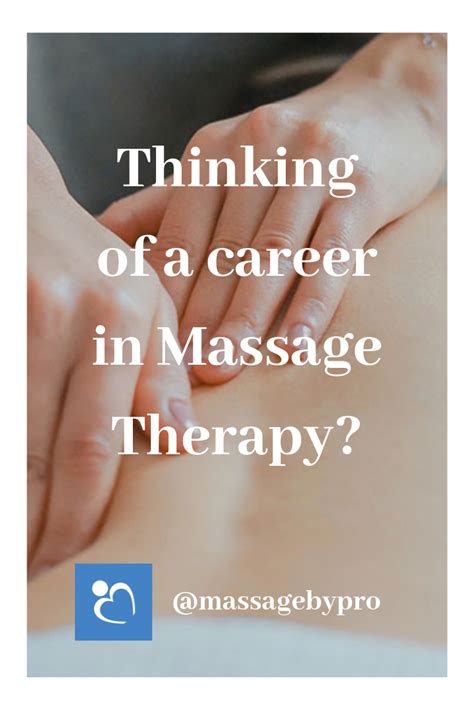 massage therapy is an attractive field for a lot of people for one you re able to get started
