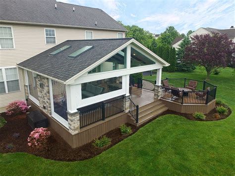 Phantom Screen Porch Timbertech Deck Downingtown Pa 858 Sq Ft