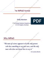 What are the parts of imrad? Sample Thesis in IMRAD Format | Restoration Ecology | Survey Methodology