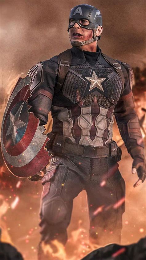 This post contains spoilers for avengers: Captain America with his Broken Shield iPhone Wallpaper ...
