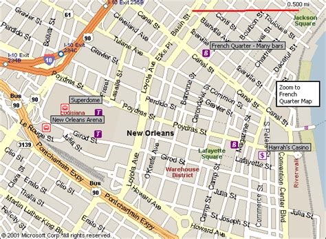 New Orleans Map Free Printable Maps