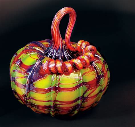 Custom Made Decorative Glass Pumpkins Glass Pumpkins Art Glass