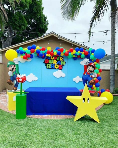 Pin By Jacquelinne Castro On Mario Mario Bros Birthday Party Ideas