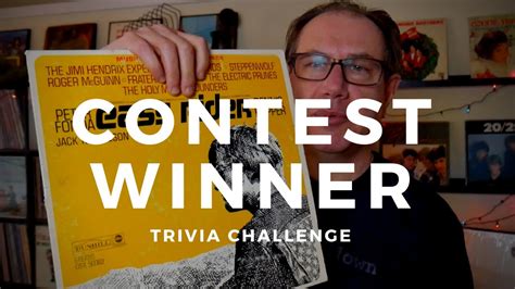 Contest Winner Announcement Trivia Challenge Youtube