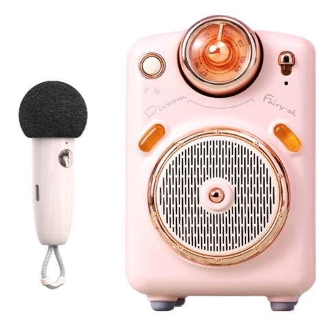 Divoom Fairy Ok Multifunction Karaoke Speaker Pink Divoom