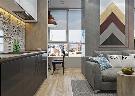 Minimalist Apartment Design Combined With Modern Interior Decor Looks