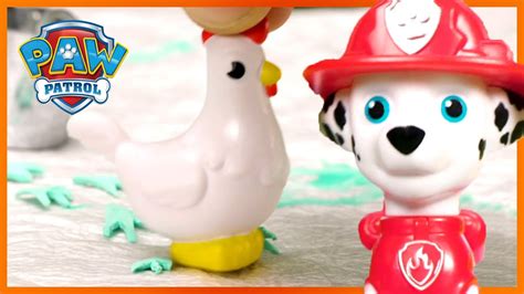 Rise And Rescue Marshall Saves Chickaletta Paw Patrol Toy Pretend