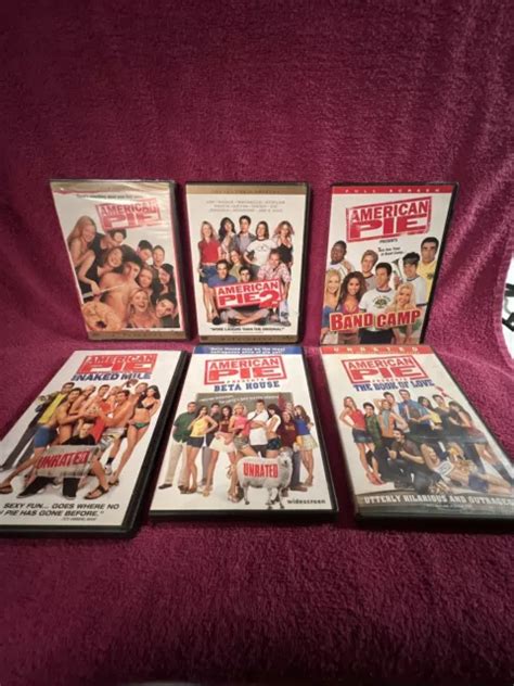 American Pie Movies Dvd Lot Band Camp Naked Mile Beta House Book