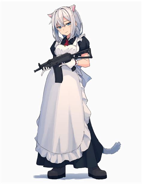 Nekomimi Maid With A Weapon Original Ranimemaids
