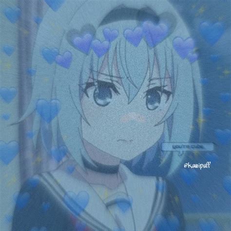 Aesthetic Blue Profile Pictures Anime You Can See A Lot Of Pictures