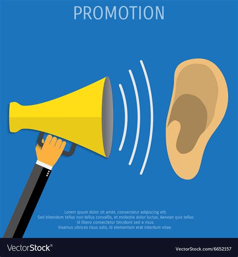 Promotion Concept Royalty Free Vector Image Vectorstock