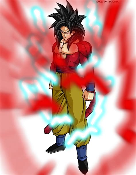 Ssj4 Goku With Added Aura By Facelessyusei On Deviantart