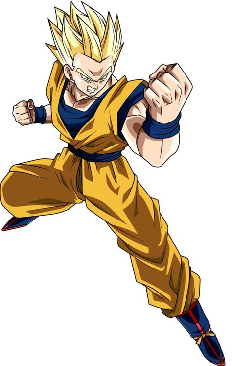 A Drawing Of Gohan From The Dragon Ball Super Broly Movie Is Shown In This Image