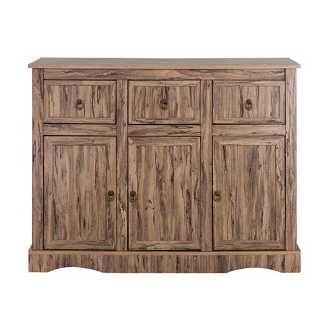 Elegant Home Fashions Wren Maple Veneer Simplicity Storage Cabinet With