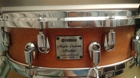 Yamaha Maple Custom Absolute Snare Drum 14x45 Reverb