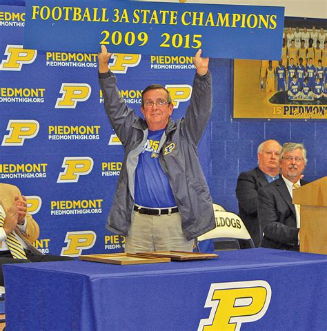 High School Football Piedmont Formally Celebrates Second State