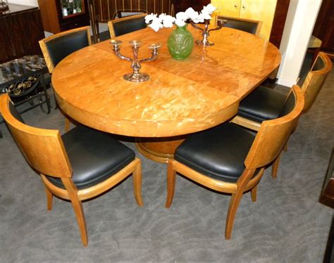 Mid century dining table & 4 chairs $300 (kingsland) pic hide this posting restore restore this posting. Art Deco Round Mid-Century Dining Table and Chairs at 1stdibs