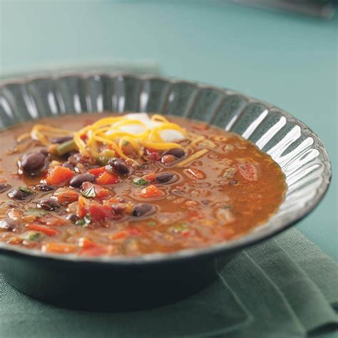 Spicy Black Bean Soup Recipe | Taste of Home