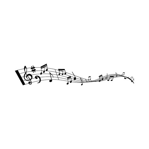 Music Notes Melody Vector Hd Images Music Wave With Vector Musical