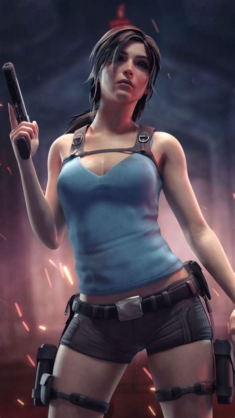 Lara Croft Portrait Tomb Raider 4k Ultra Hd Mobile Wallpaper Tomb