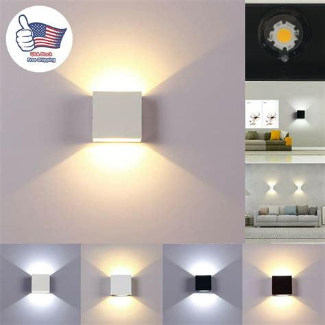 Amerteer Dimmable Wall Sconces Modern Led Wall Lamp 12w Indoor Wall