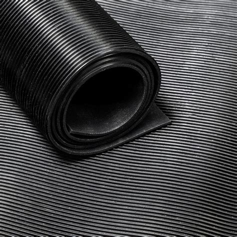 Fine Ribbed Rubber Sheet Kns Rubber And Plastic