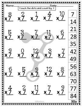 The touch math worksheets generator is a fun activity for any age child. Touch Math Multiplication: 6 thru 12 | Touch math, Math multiplication, Touch point math