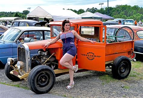 Hot Rod Babe At The Steel In Motion Nostalgia Car Hot Sex Picture