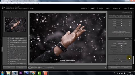 How To Make Dramatic Winter Snow Effects Photoshop And Lightroom