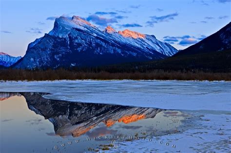 Mount Rundle 2nd Vermilion Lake Banff National Park Photo Information